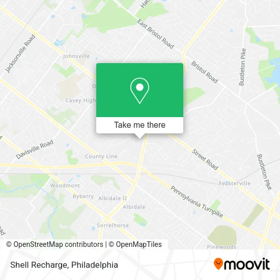 Shell Recharge map