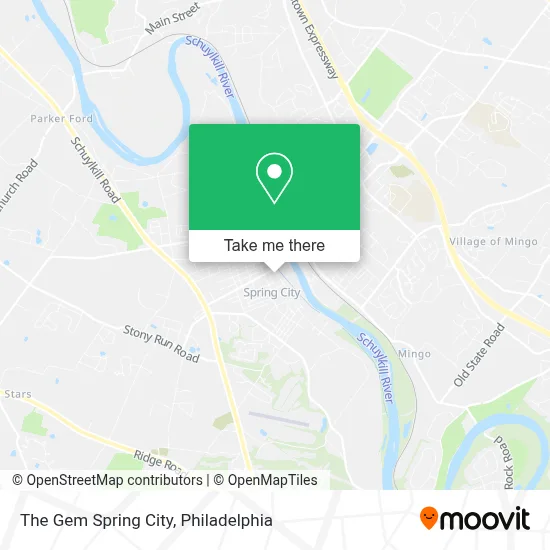 The Gem Spring City map