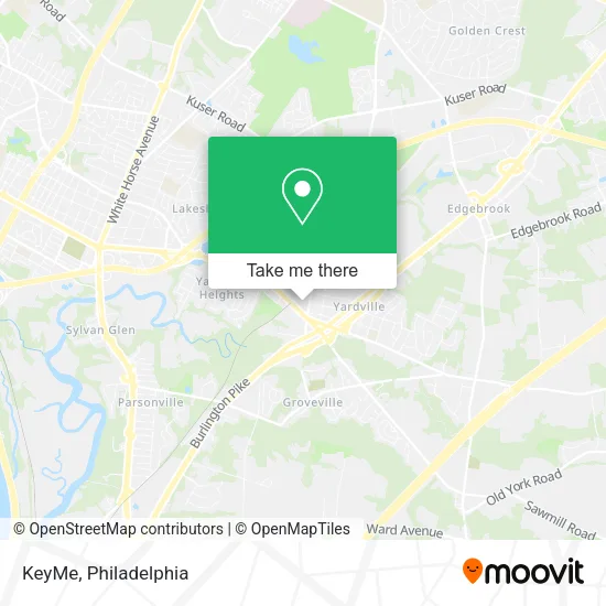Mapa de KeyMe