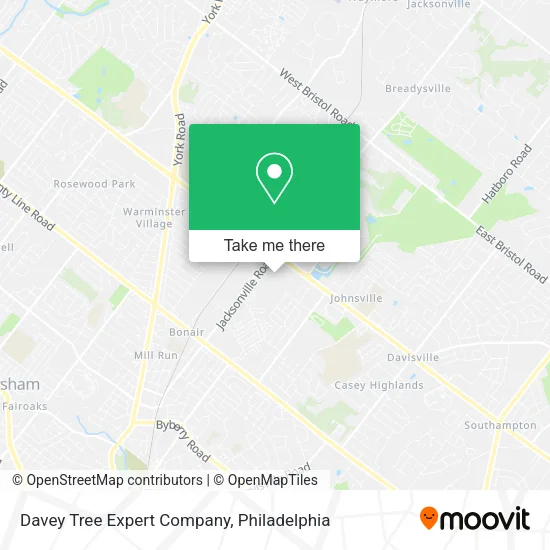 Davey Tree Expert Company map