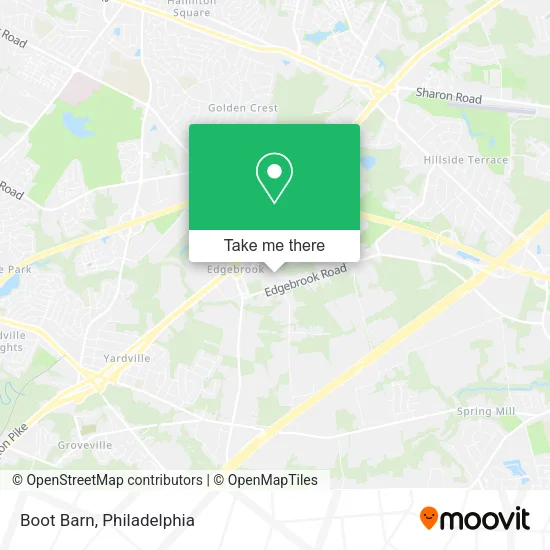 Mapa de Boot Barn