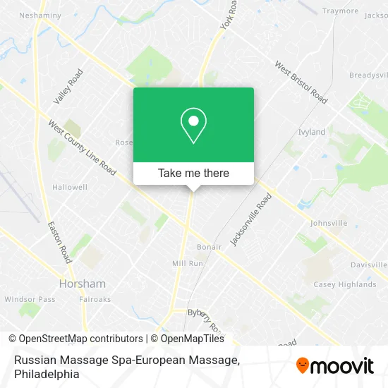 Russian Massage Spa-European Massage map