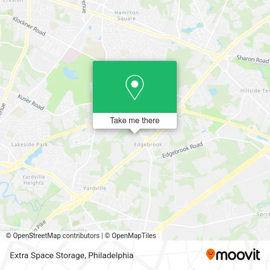 Mapa de Extra Space Storage