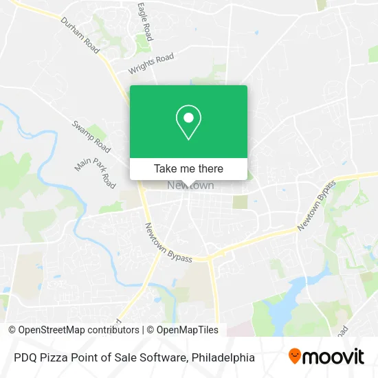 PDQ Pizza Point of Sale Software map