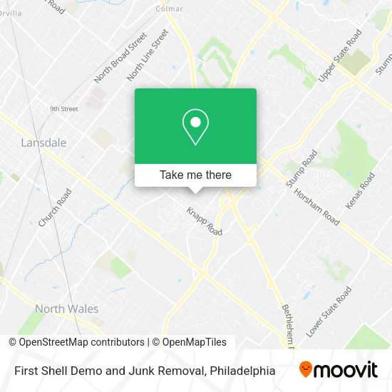 First Shell Demo and Junk Removal map