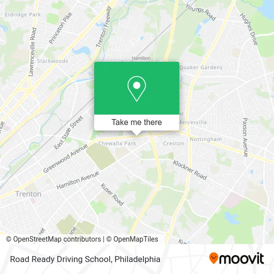 Road Ready Driving School map