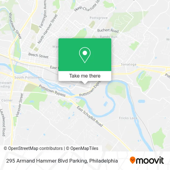 295 Armand Hammer Blvd Parking map
