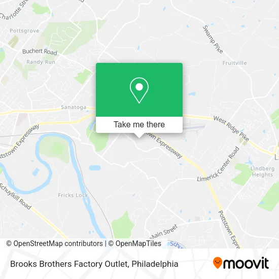 Brooks Brothers Factory Outlet map