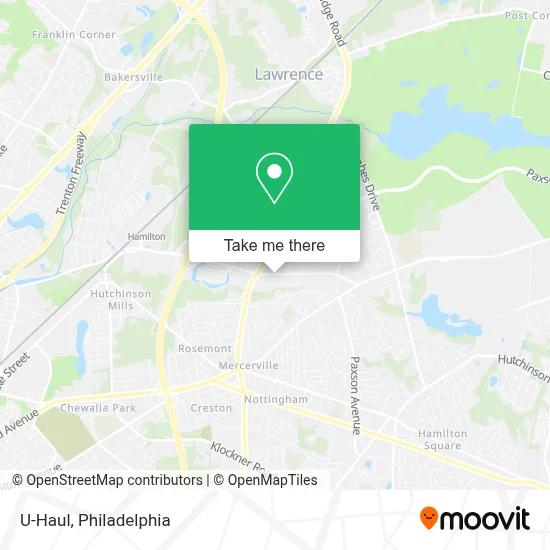 U-Haul map
