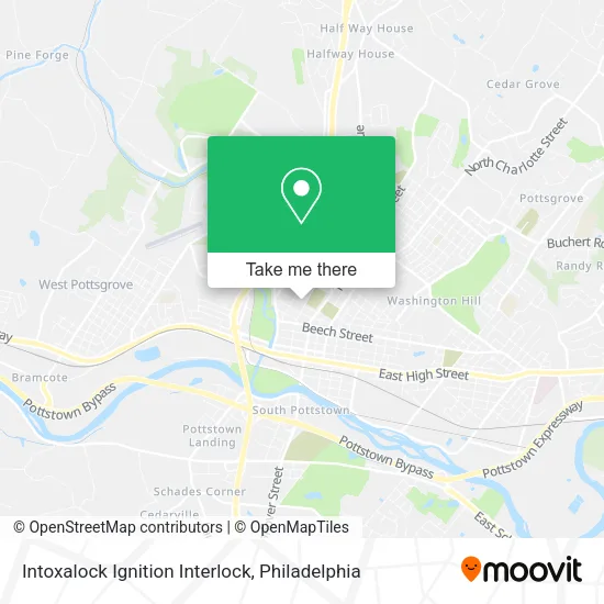 Intoxalock Ignition Interlock map