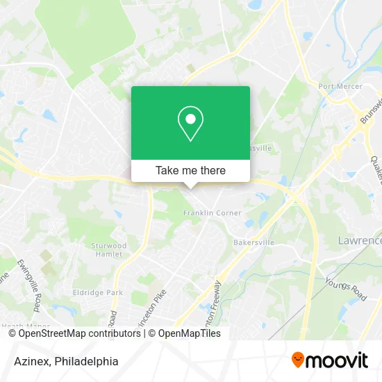 Azinex map