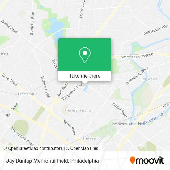 Jay Dunlap Memorial Field map