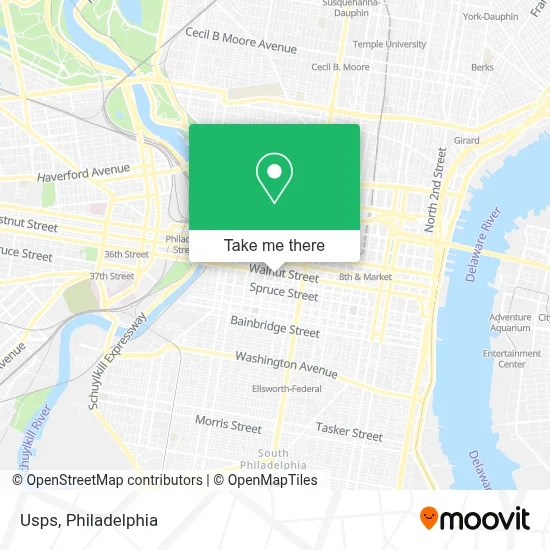 Usps map