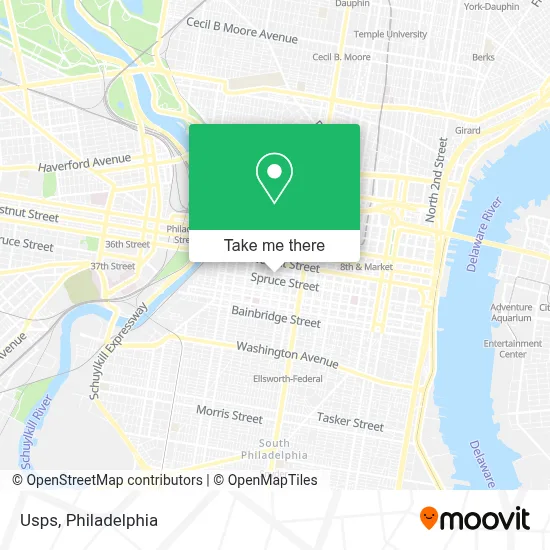 Usps map