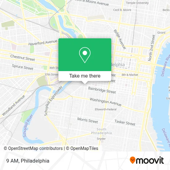 9 AM map