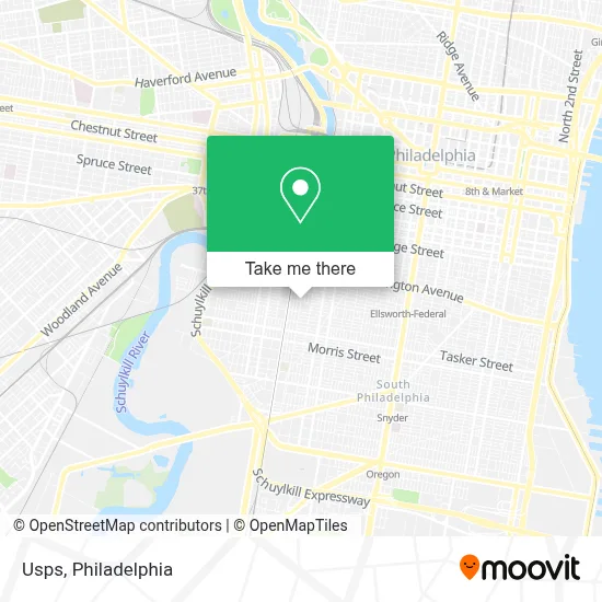 Usps map