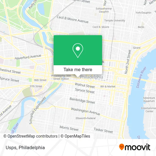 Usps map