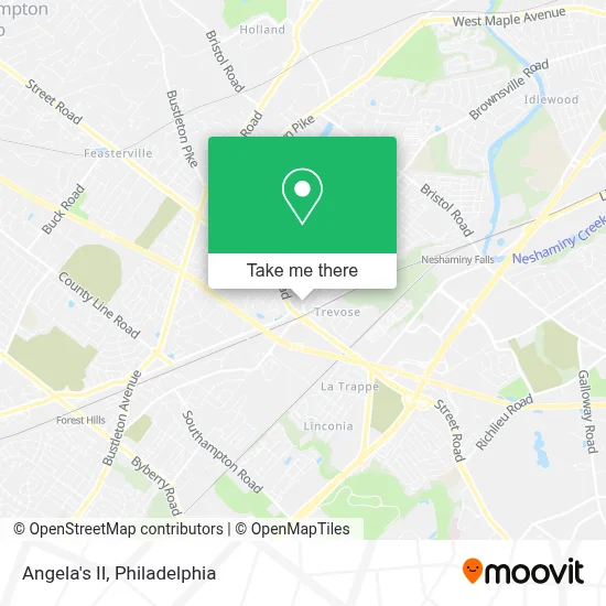 Angela's II map
