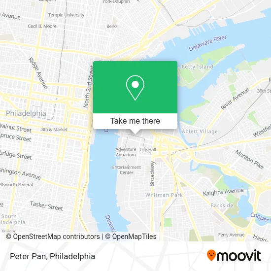 Peter Pan map
