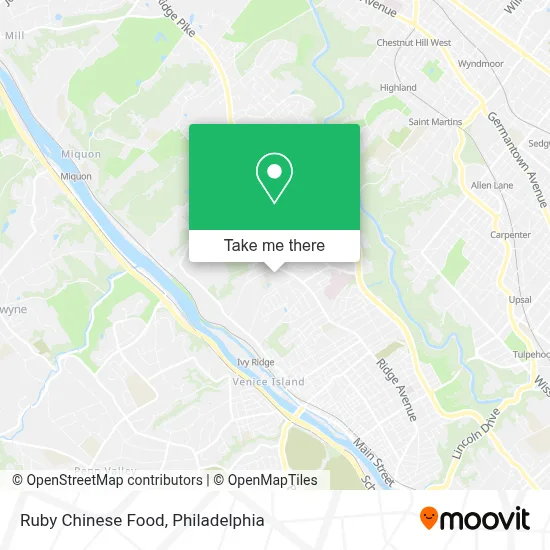 Ruby Chinese Food map