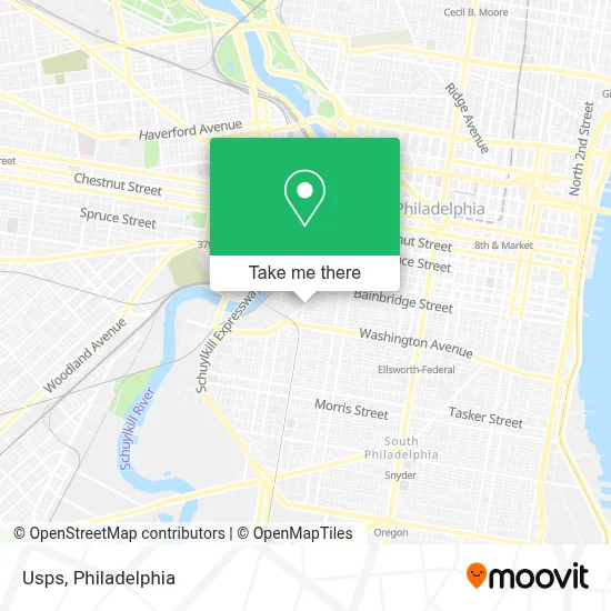 Usps map