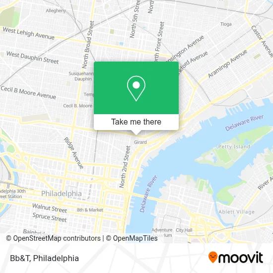 Bb&T map