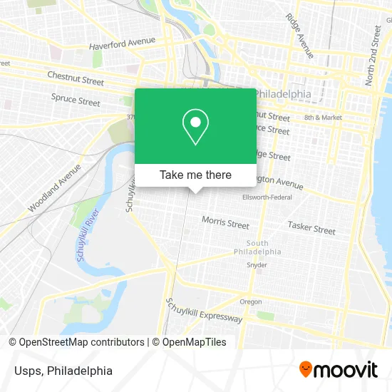 Usps map