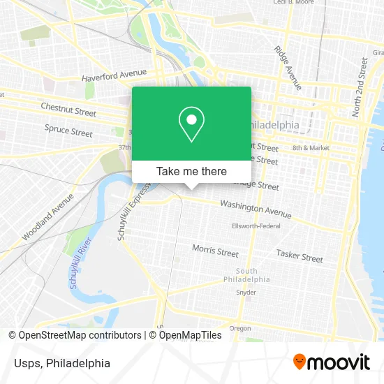 Usps map