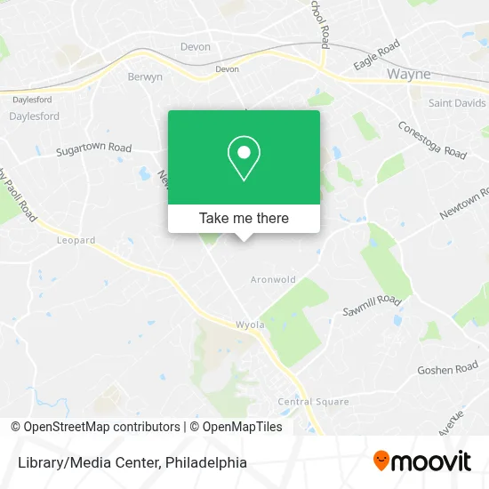 Library/Media Center map