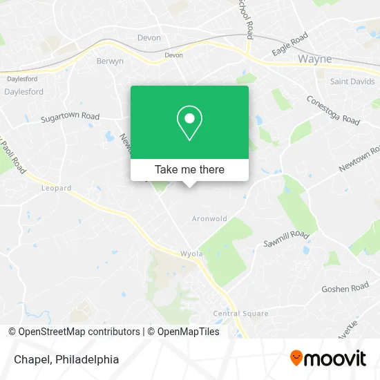Chapel map