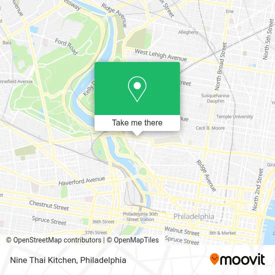Nine Thai Kitchen map