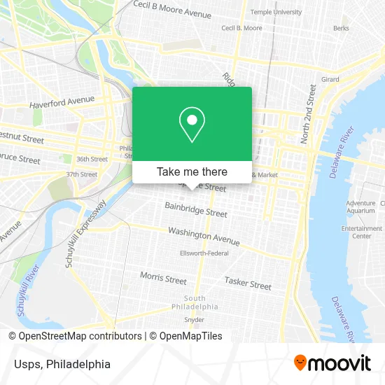 Usps map