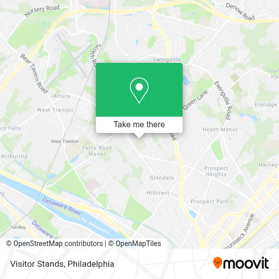 Visitor Stands map
