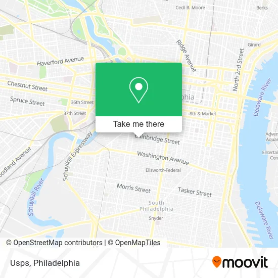 Usps map