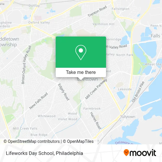 Lifeworks Day School map