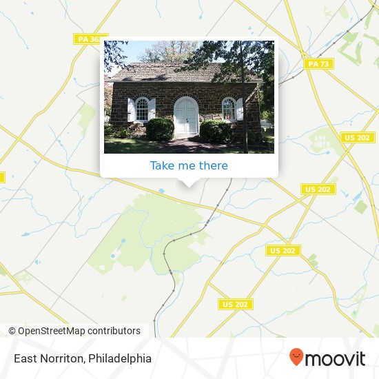 East Norriton map