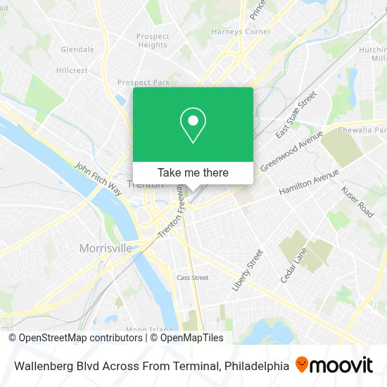 Wallenberg Blvd Across From Terminal map