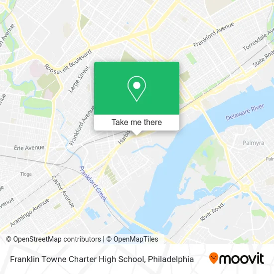 Franklin Towne Charter High School map