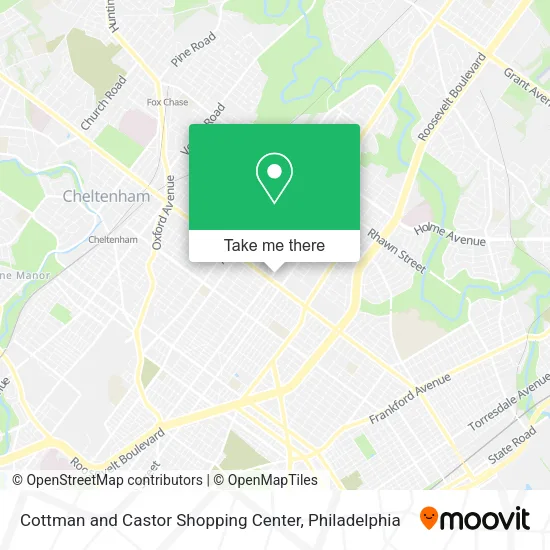 Mapa de Cottman and Castor Shopping Center