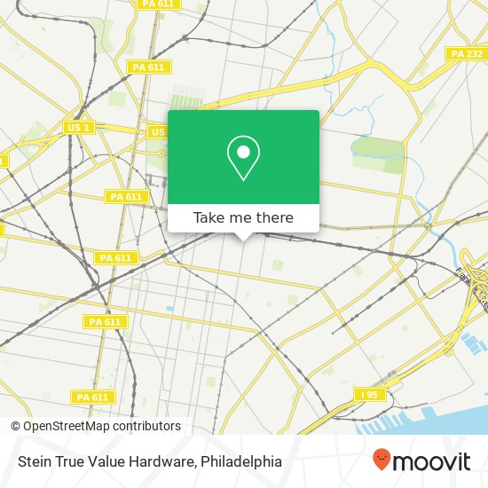 Mapa de Stein True Value Hardware