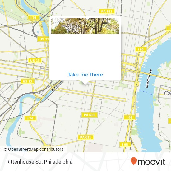Rittenhouse Sq map