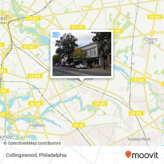 Mapa de Collingswood