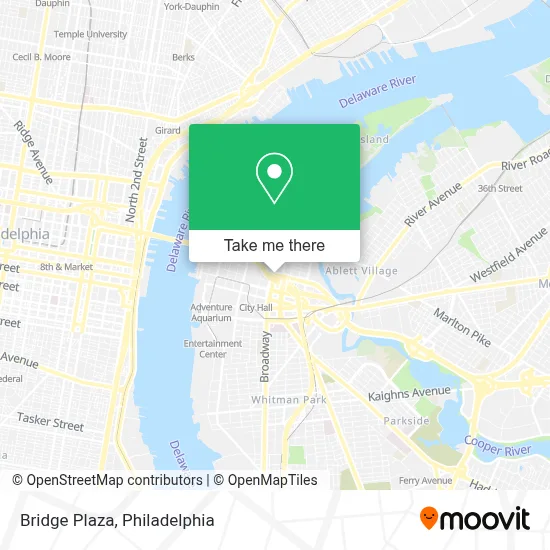Bridge Plaza map