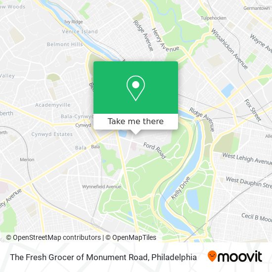 Mapa de The Fresh Grocer of Monument Road