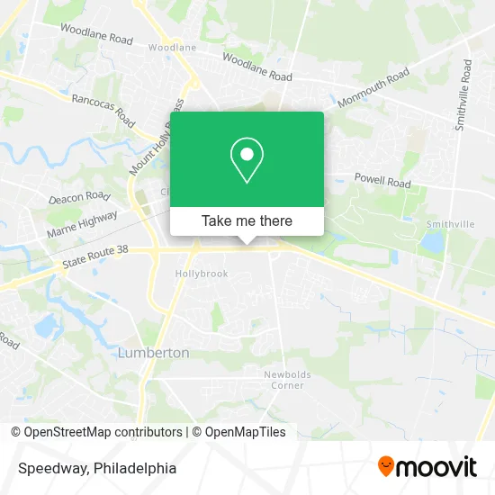 Speedway map