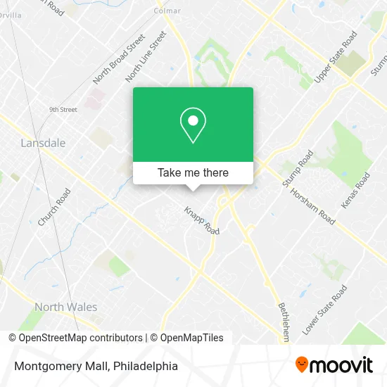 Montgomery Mall map
