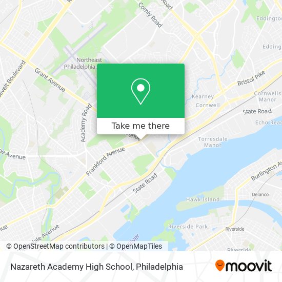 Nazareth Academy High School map