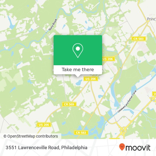 Mapa de 3551 Lawrenceville Road