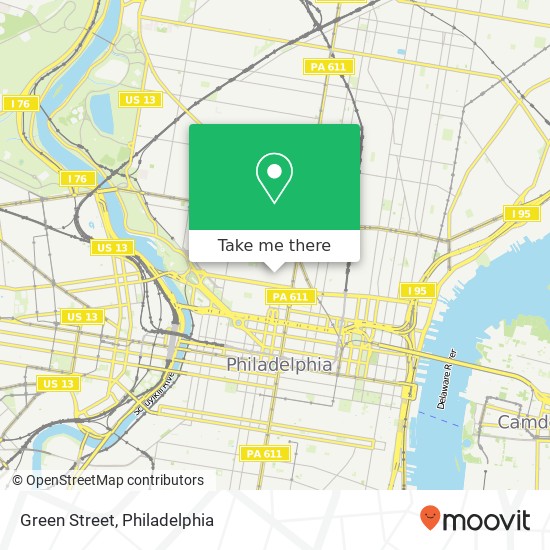 Green Street map