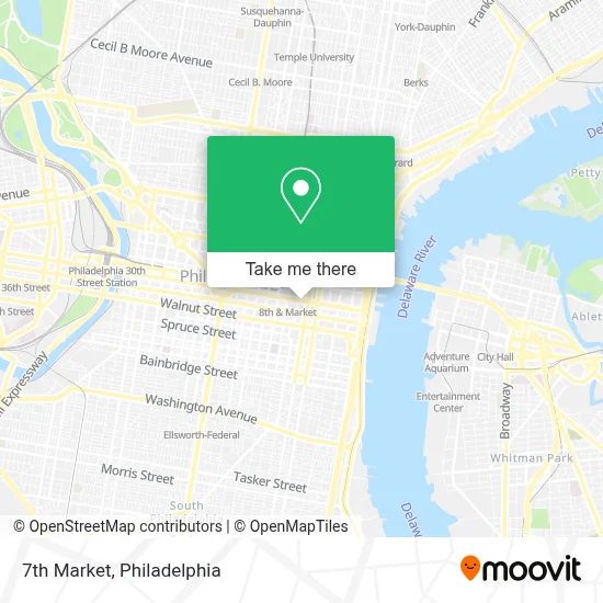 7th Market map